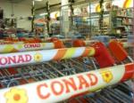 “Nuova” insegna Conad per gli ex Simply di via Tirandi e via Masaccio.