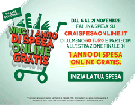 Al via il grande concorso di CRAI Spesa online.  “Vinci 1 anno di spesa online gratis”.